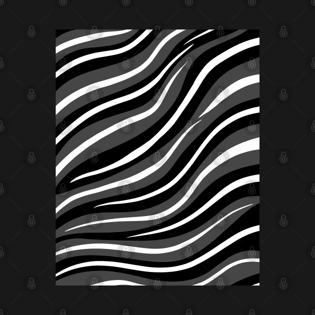 black and white striped background with grey by Spinkly