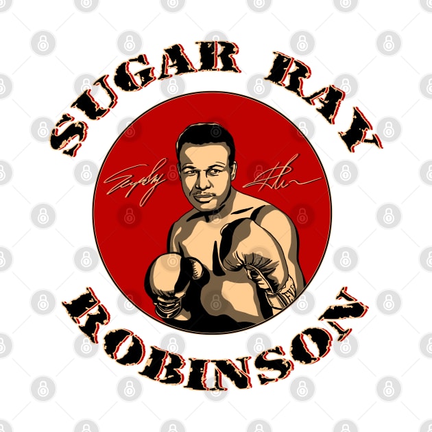 Sugar Ray Robinson by HelenaCooper