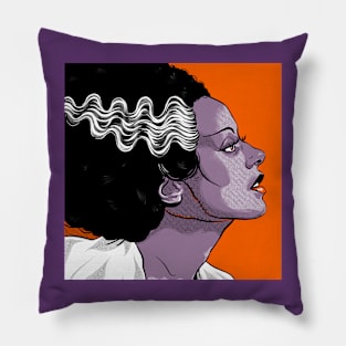 The Bride of Frankenstein Pillow