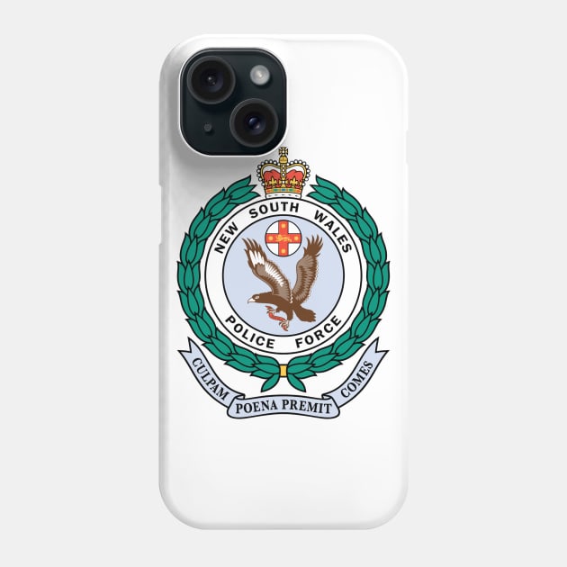 New South Wales Police Force Phone Case by Wickedcartoons