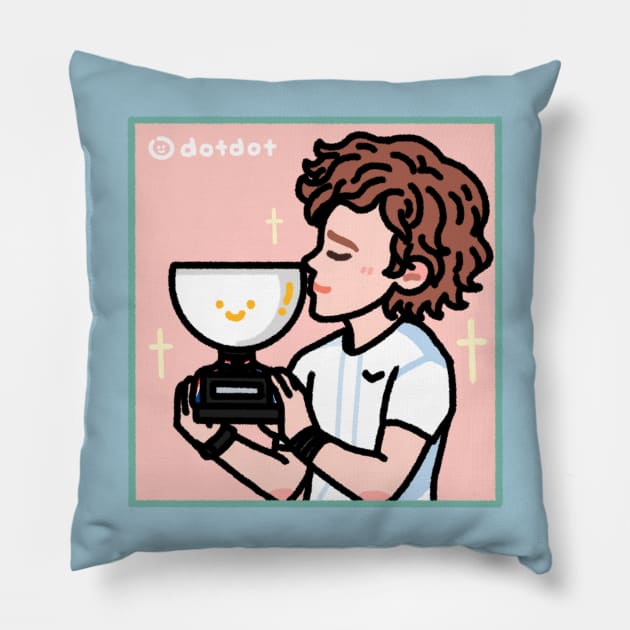 Andrey Rublev Monte-Carlo Champion Pillow by dotbyedot