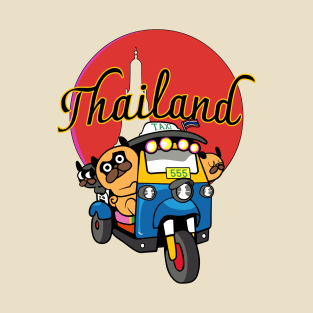 Tuk Tuk Pug T-Shirt