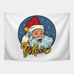 Pop Art Santa Tapestry