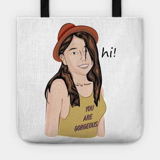 Hi! You are gorgeous! Tote