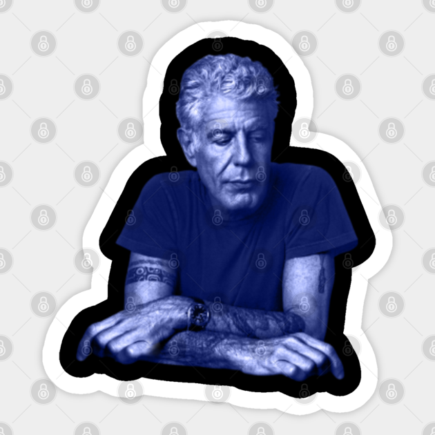 Anthony Bourdain - Anthony Bourdain - Sticker | TeePublic