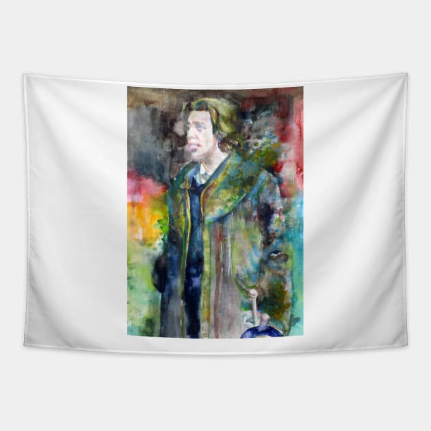 OSCAR WILDE watercolor portrait .22 Tapestry by lautir