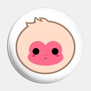 Cute Snow Monkey Pin