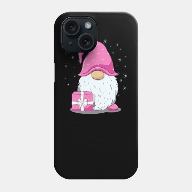 Retro Vintage Pink Santa Claus Christmas Phone Case by reedae