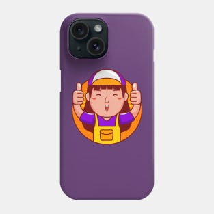 cute mechanic character Phone Case