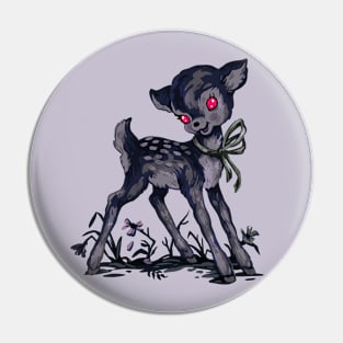 Creepy Fawn Pin