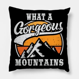 What A Gorgeous Mountain Pillow