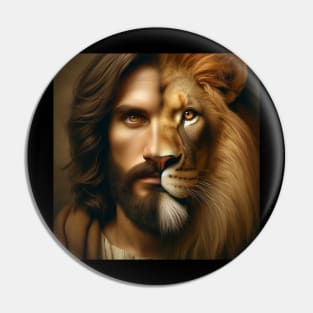 Jesus,The Lion Of Judah Pin