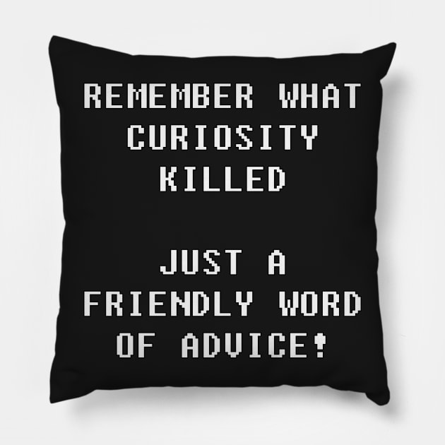 Balthier Final Fantasy XII - Remember what curiosity killed quote Pillow by thethirddriv3r