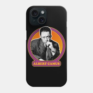 Albert Camus // Retro Fan Art Design Phone Case