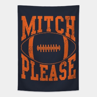 Mitch Please Football Tapestry