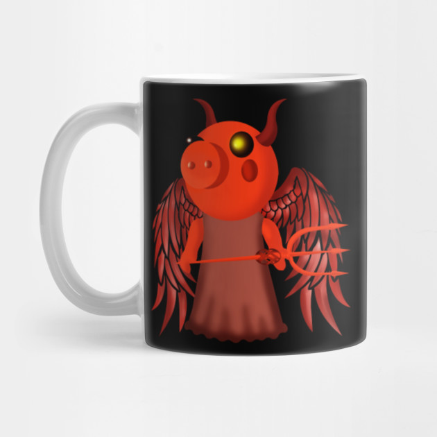 Piggy Roblox Devil Piggy Roblox Mug Teepublic - coffee cup roblox