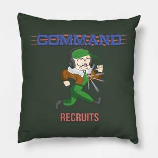 Command Recruits Retro Pillow