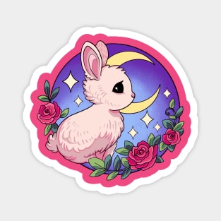 Moon Bunny Magnet