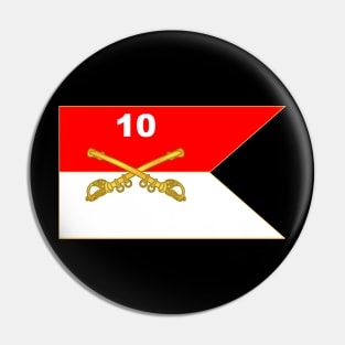 10th Cavalry Guidon Pin