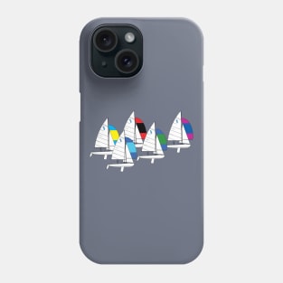 International 420 Sailboats Racing Phone Case