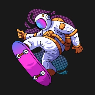 Astronaut Skater T-Shirt