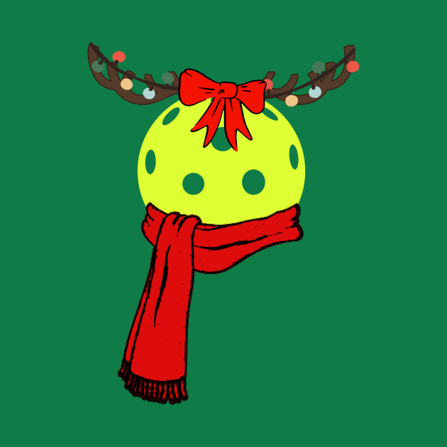 Pickleball Christmas by Little Duck Designs