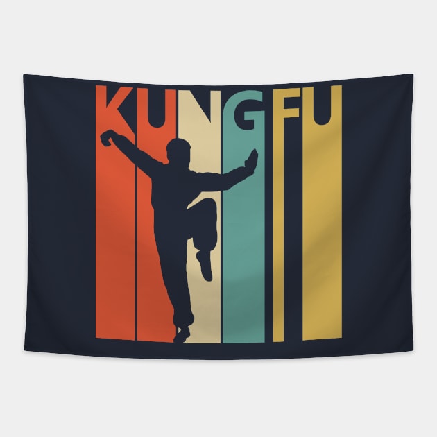 Vintage Kung Fu Master Tapestry by GWENT