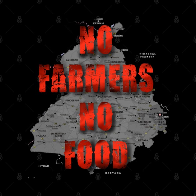 No Farmer No Food by SAN ART STUDIO 