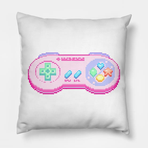 Pixel art Kawaii Pillow by ezzobair