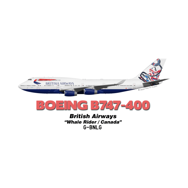 Boeing B747-400 - British Airways "Whale Rider / Canada" by TheArtofFlying