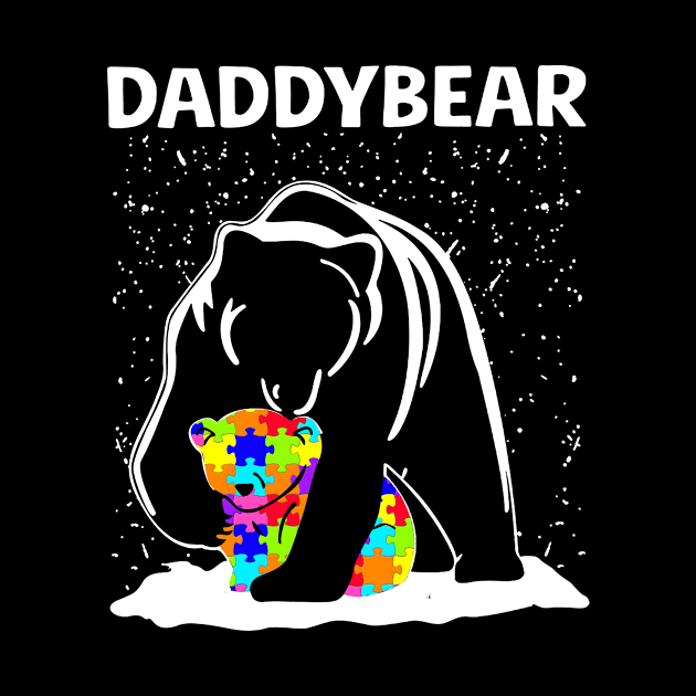 Daddybear Autism Fathers Day Gifts by heryes store