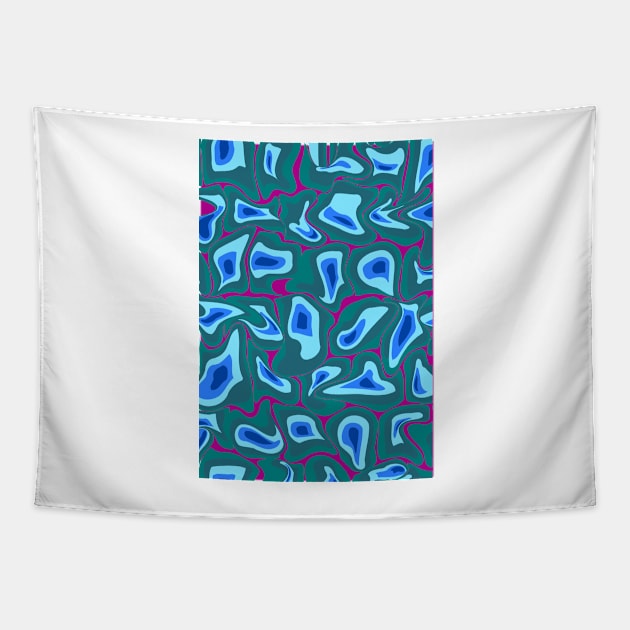 Water Tile (Abstract) Tapestry by denip