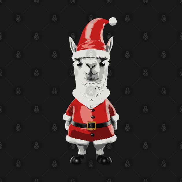 Christmas Funny Llama by Megadorim