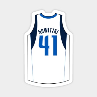 Dirk Nowitzki Dallas Jersey Qiangy Magnet