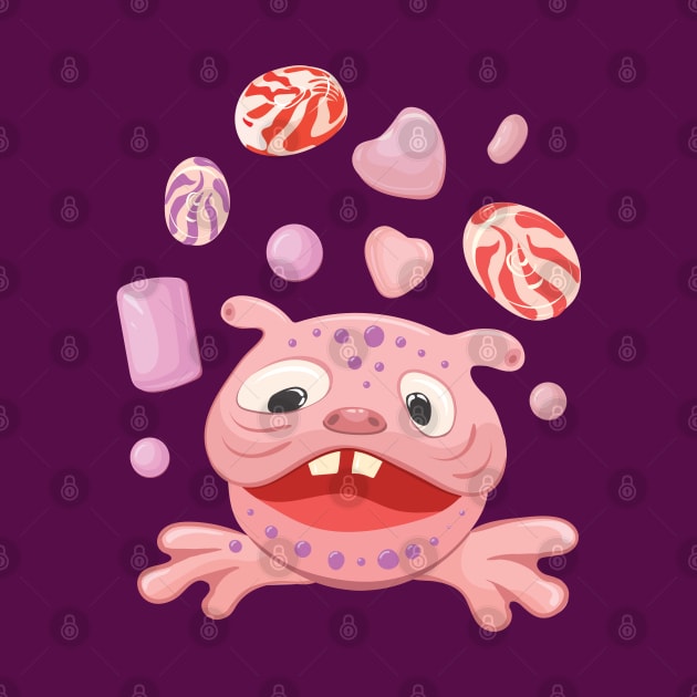 Pink Candy Monster by Catdog