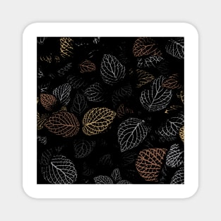 Autumn, Leaves Pattern 16 Magnet