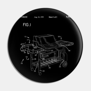 Weber Gas Grill Patent Drawing Pin