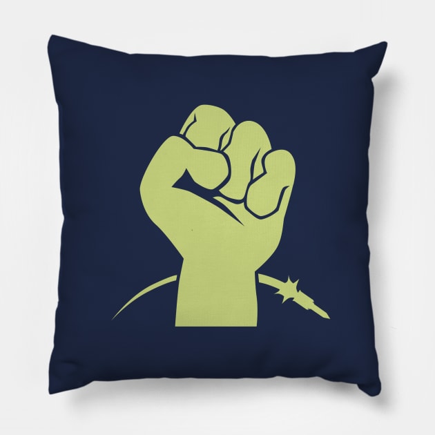 Rocket Power! Pillow by jeffmcdowalldesign