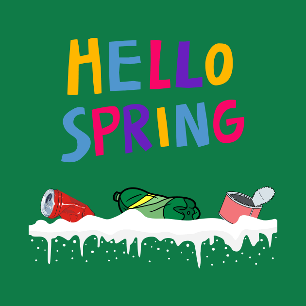 hello spring by gawelprint