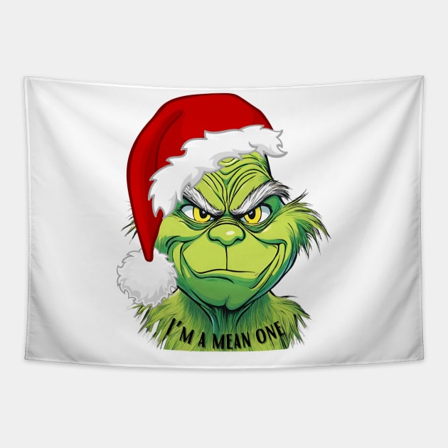 I’m a mean one mr grinch Tapestry by blaurensharp00@gmail.com