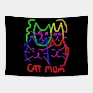 cat mom Tapestry