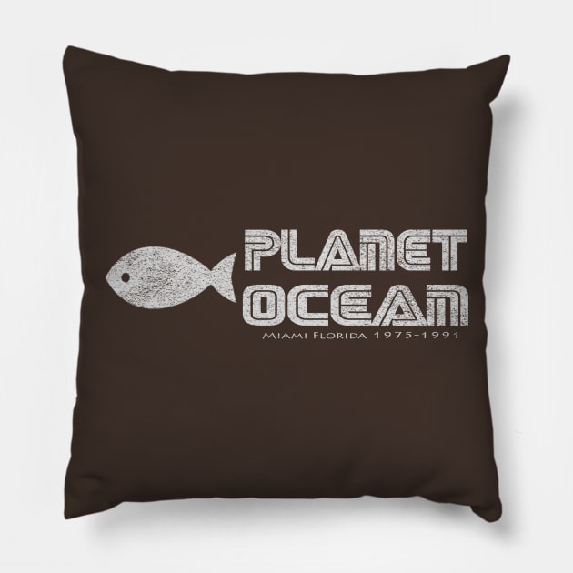 Planet Ocean Light Pillow by Mad Panda