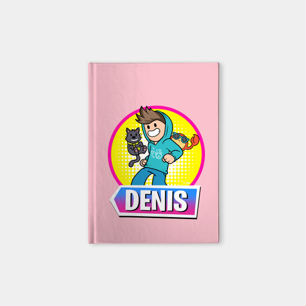 Dancing Denis With Logo Denis Roblox Notebook Teepublic - denis from roblox