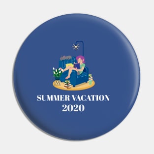 Coronavirus Summer Vacation 2020 Pin