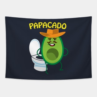 Papacado Naughty Dad Avocado Tapestry