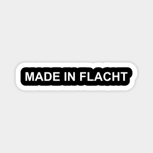 Made in Flacht (white) Magnet