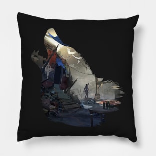 Tomb Raider - Helicopter (Wolf) Pillow