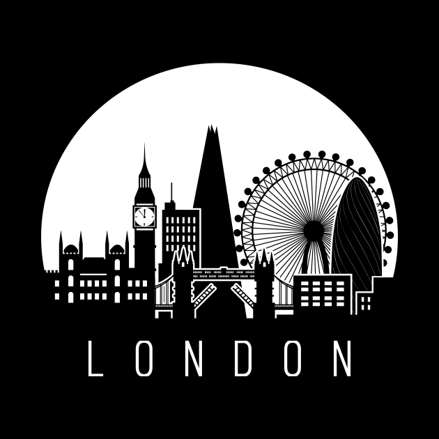 London, skyline by ThyShirtProject - Affiliate