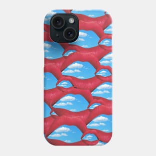 Lips in the Sky Phone Case