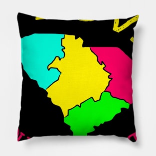 USA State: South Dakota Pillow